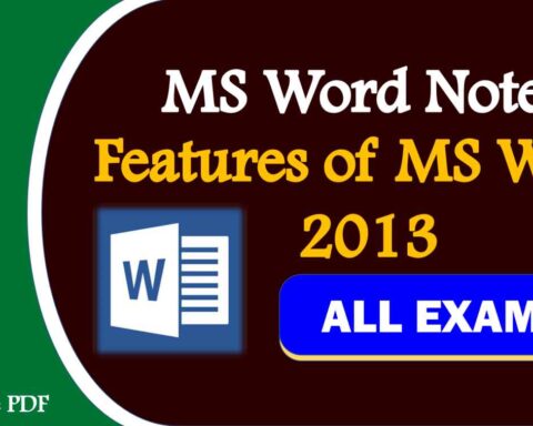 Features of ms word